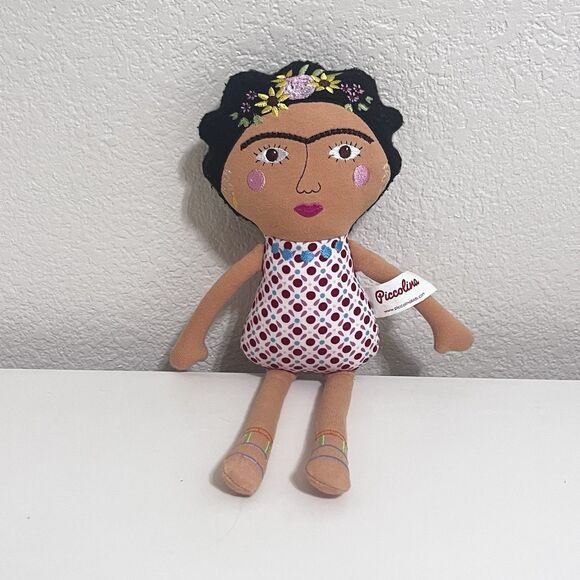 Piccolina Trailblazer Frida Kahlo Artist Plush Doll - MISSING CLOTHES - Picture 1 of 12